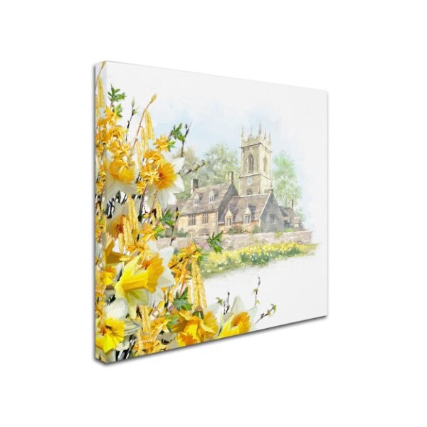 The Macneil Studio 'Easter Scene' Canvas Art,18x18